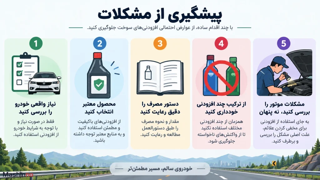 چطور از معایب مکمل بنزین جلوگیری کنیم