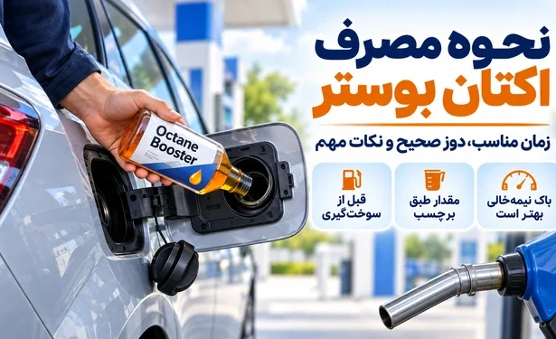 نحوه مصرف اکتان بوستر