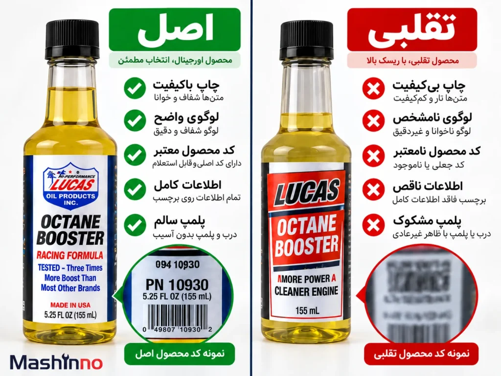 بستهبندی اکتان بوستر اصل