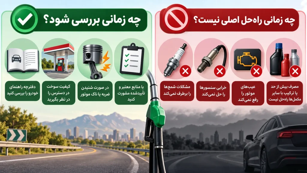 بهترین مکمل بنزین برای ام وی ام x33