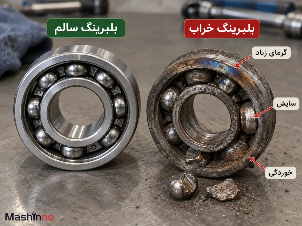 علائم خرابی بلبرینگ چرخ عقب