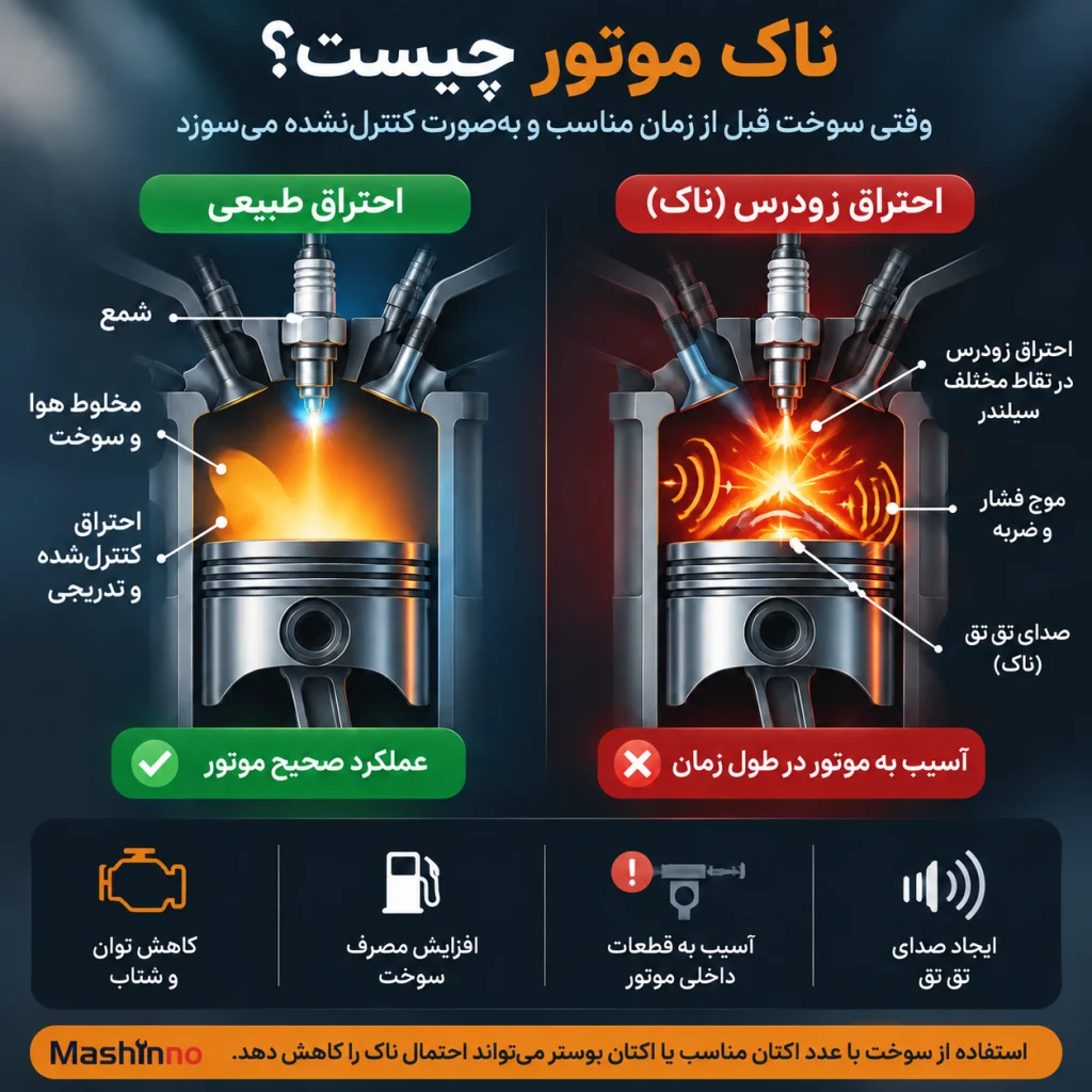 ناک موتور چیست