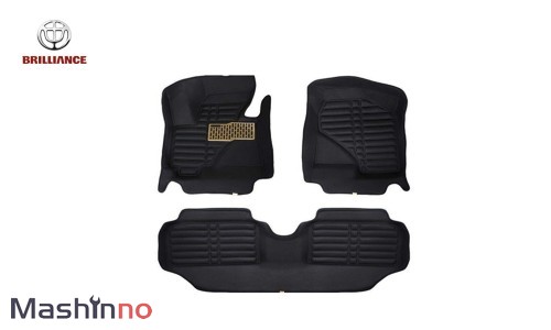 کفپوش سه بعدی رنگ مشکی برلیانس H220